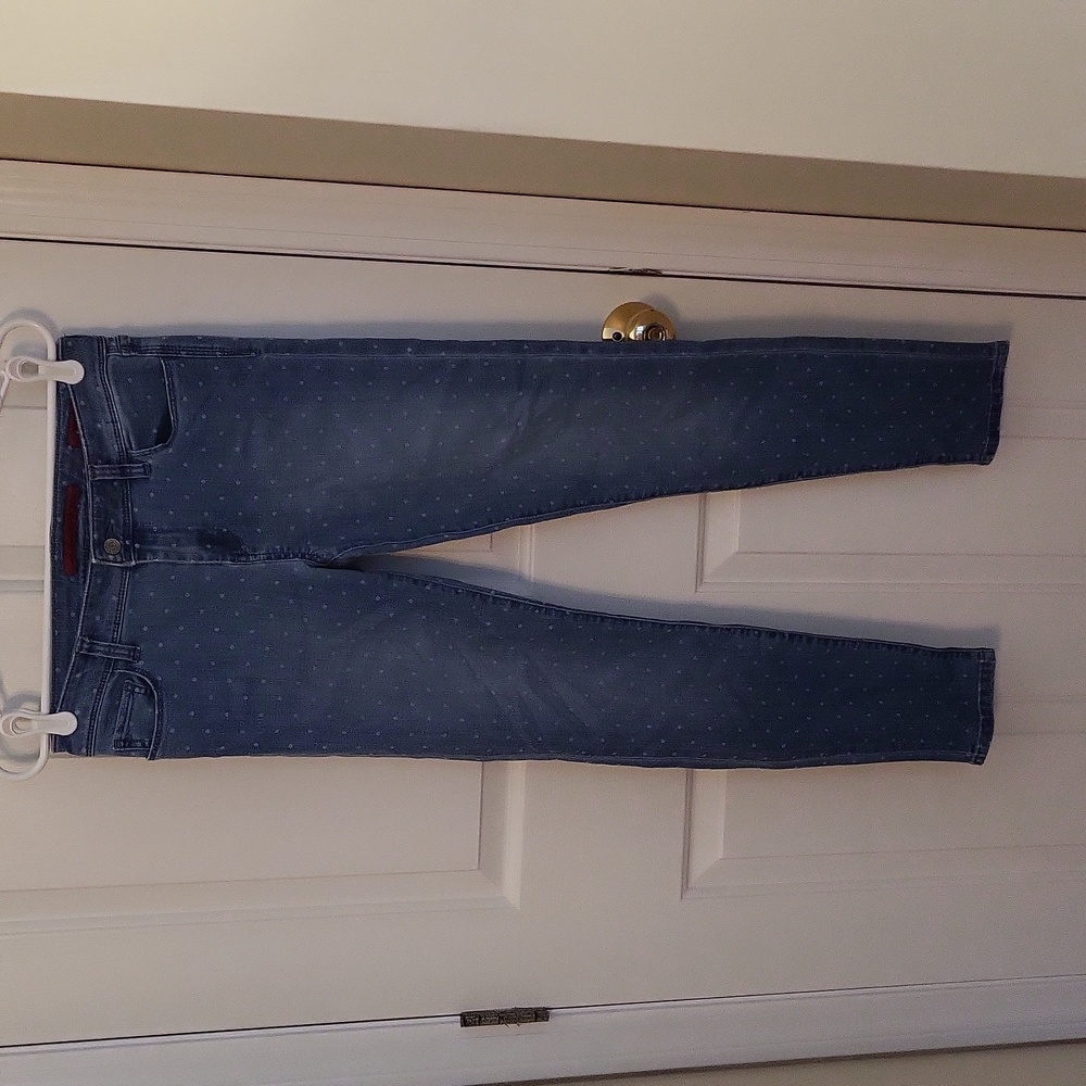 Banana Republic Limited Edition Polka Dot Skinny Jeans, Size 4